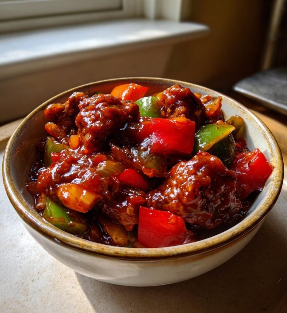 Snabb Vardagsgryta med Köttfärs och Paprika