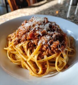 Snabb köttfärspasta