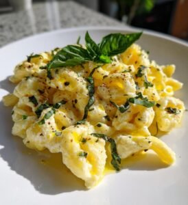 Snabb pasta med ricotta och citron