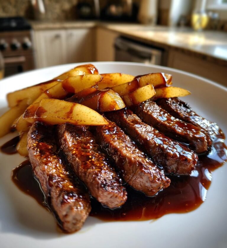 Stekt Anklever med Karamelliserade Päron och Balsamicoreduktion