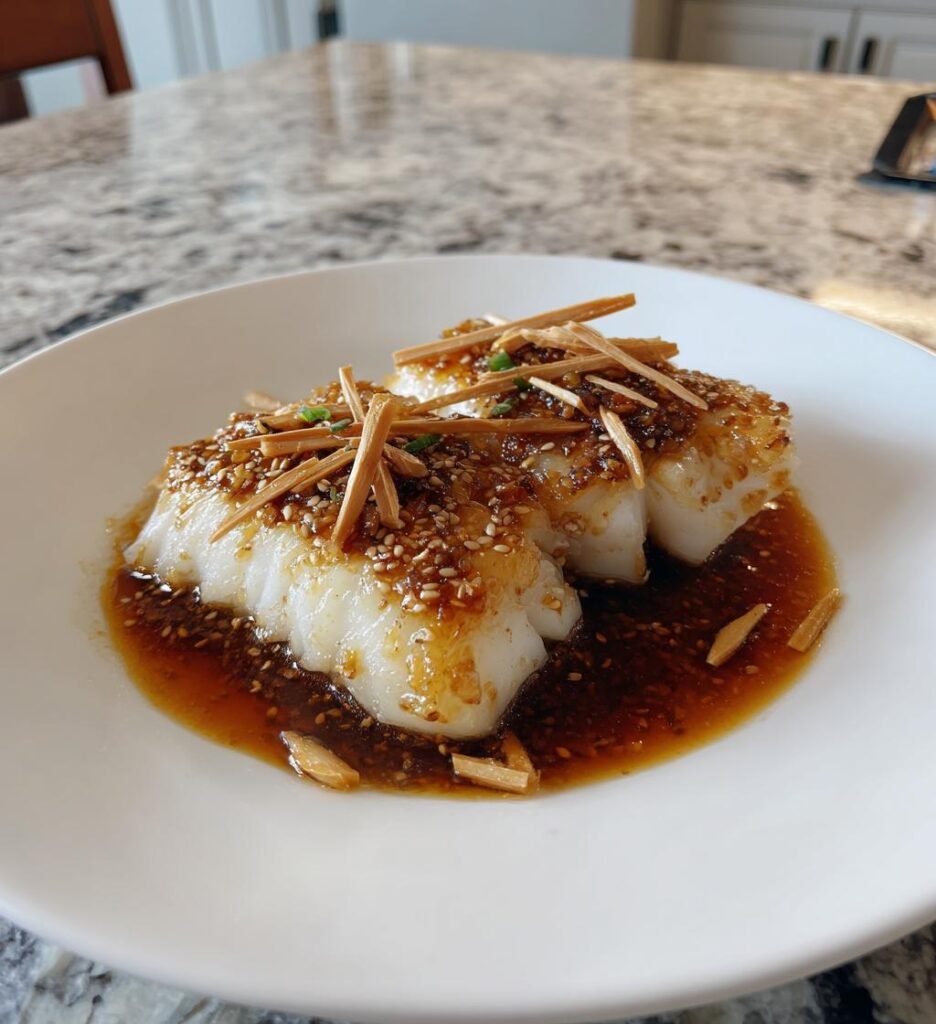 Torsk i Soja och Ingefära