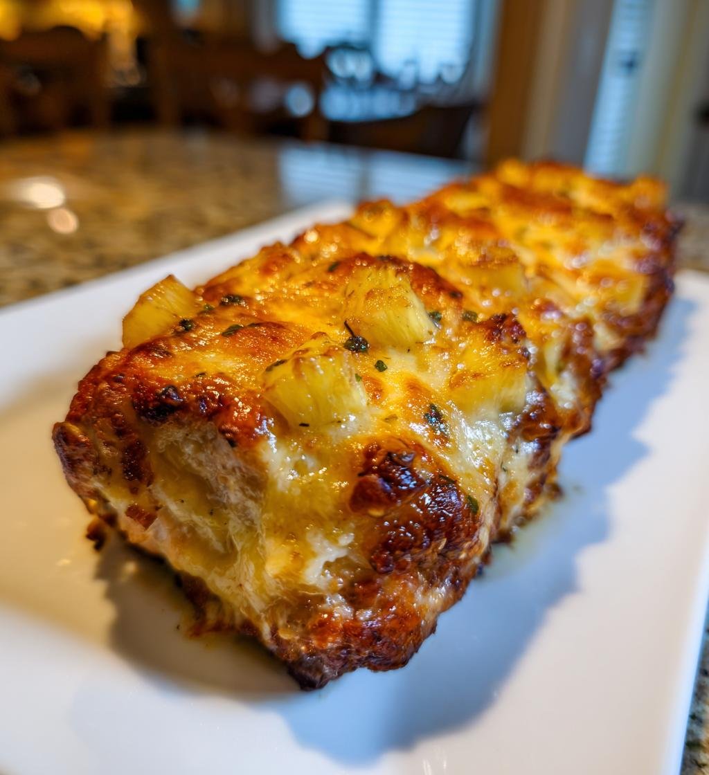 Ugnsbakad Kassler med Ananas och Ost - detail 1