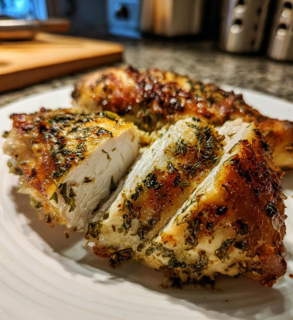 Ugnsbakad kyckling med vårkryddor - detail 1