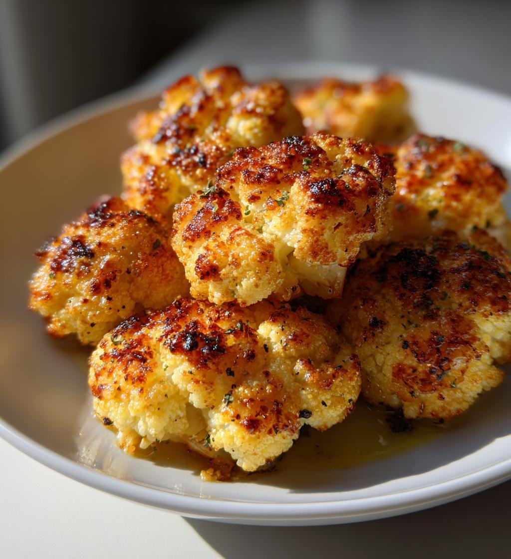 Ugnsrostad blomkål med parmesan