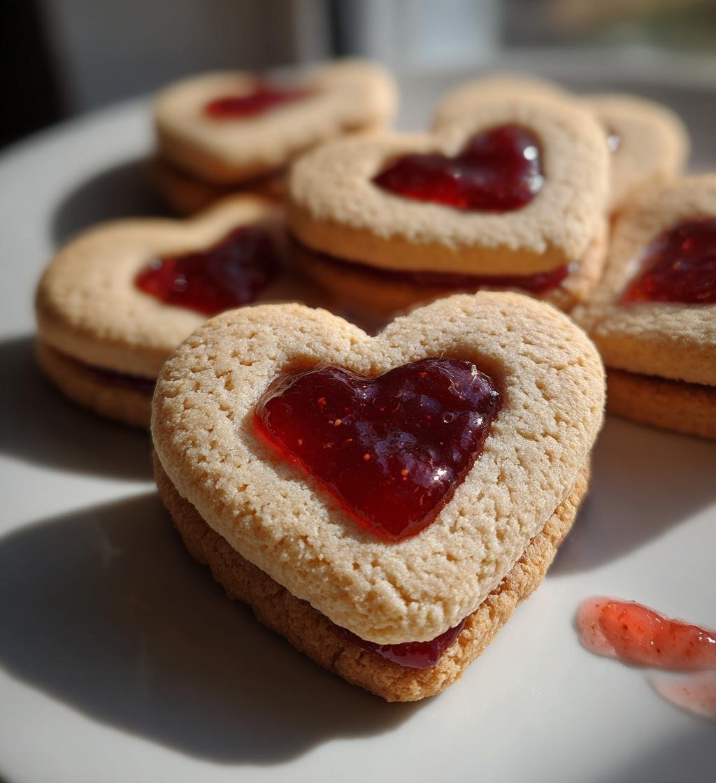 Vaniljhjärtan med hallonsylt - detail 1