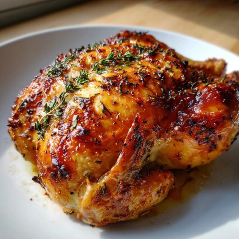 Vitlöksdoftande Kyckling i Ugn