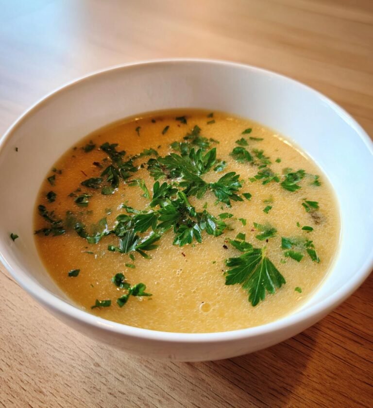 Vårig potatissoppa med purjolök