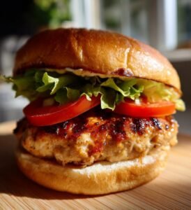 kyckling hamburgare recept hemlagad