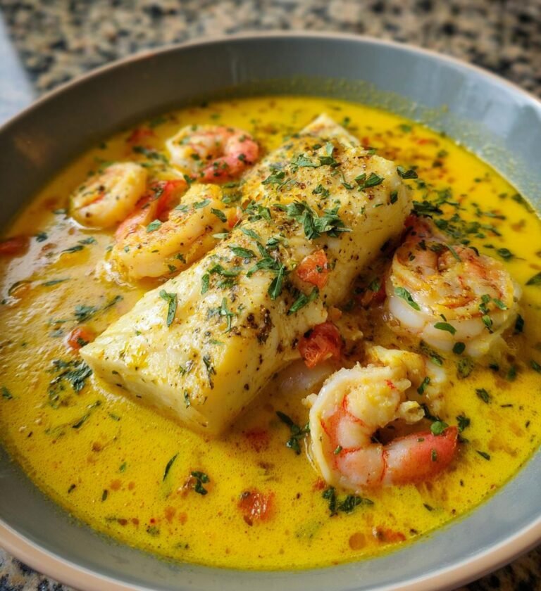 fisksoppa med saffran