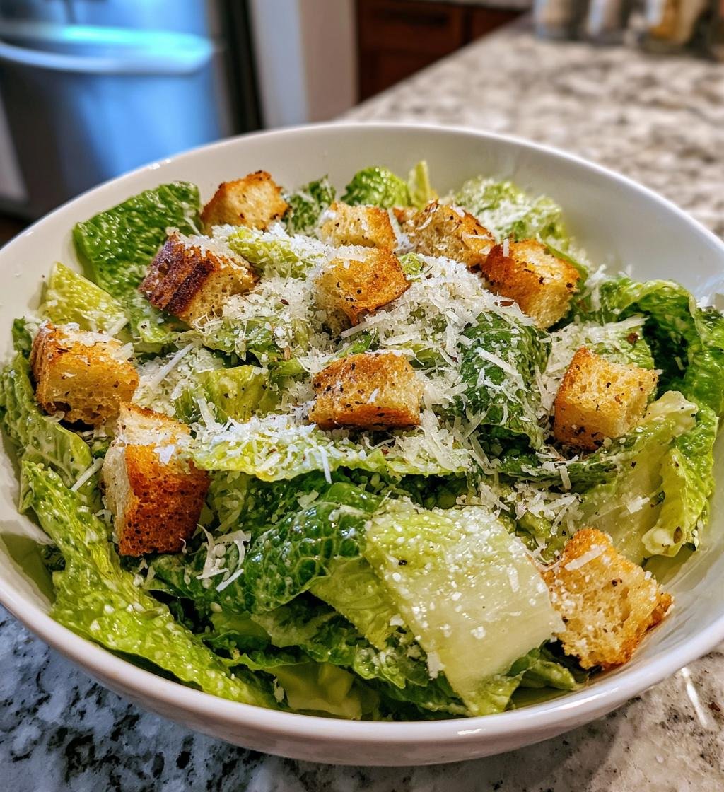 Caesarsallad med hemgjord dressing – Enkelt och nyttigt recept - steg för steg