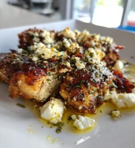 kyckling fetaost recept