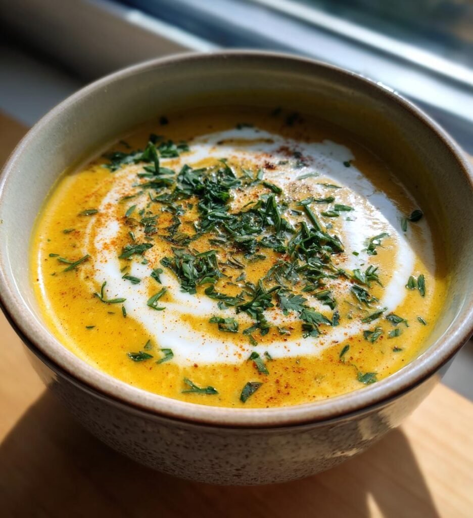 blomkålssoppa med curry recept