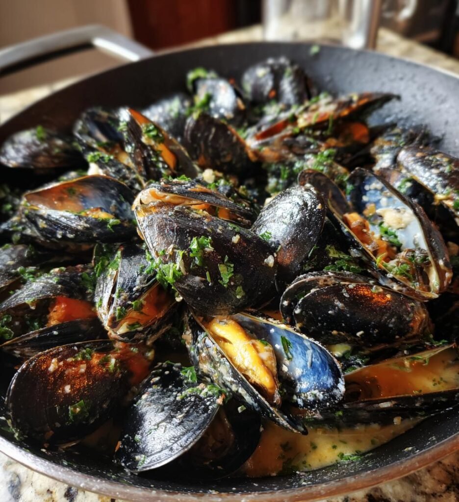 pilgrimsmussla i smör recept