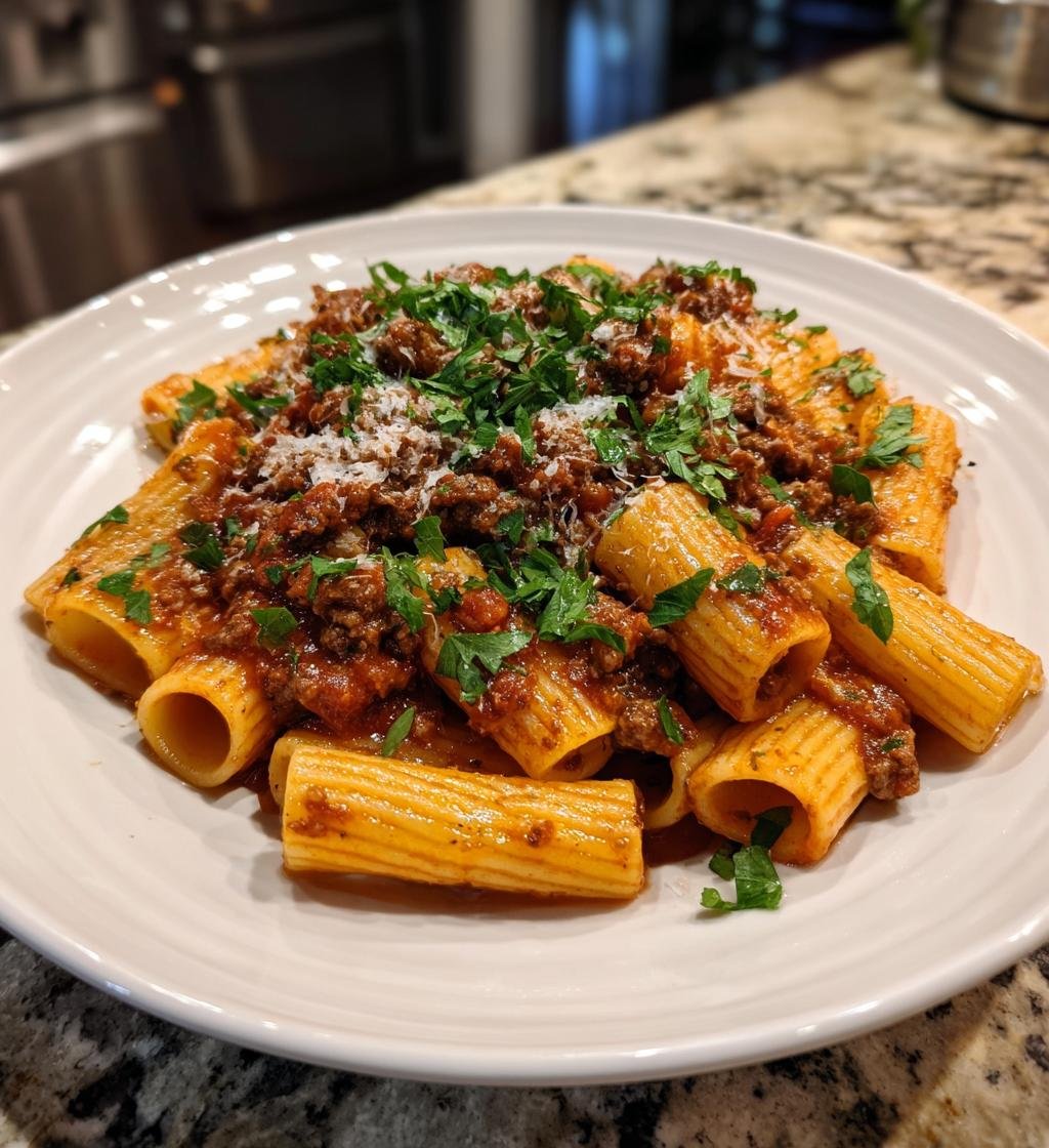 Rigatoni med köttfärssås hemgjord – En god och lätt rätt - steg för steg