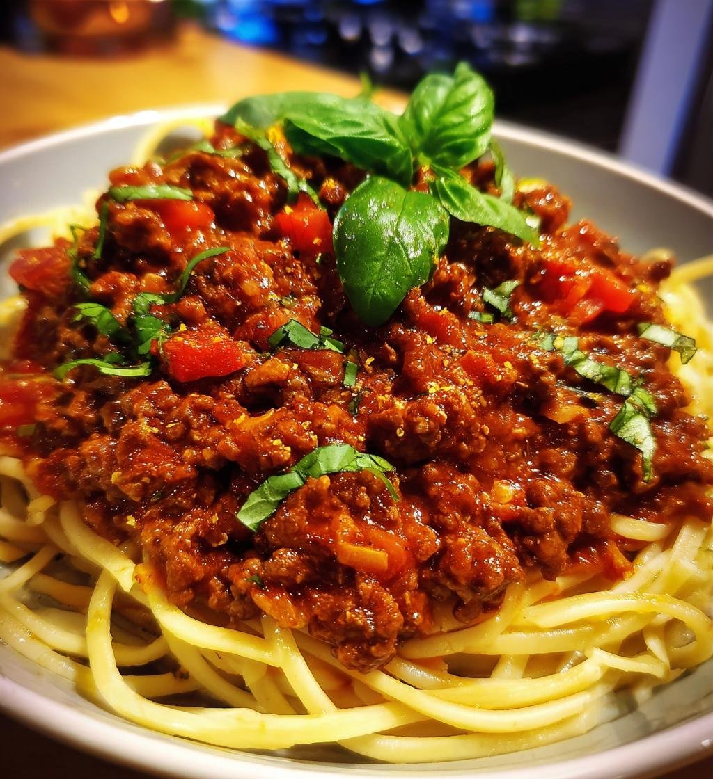 Köttfärssås med basilika – Enkel och god middag på 30 minuter