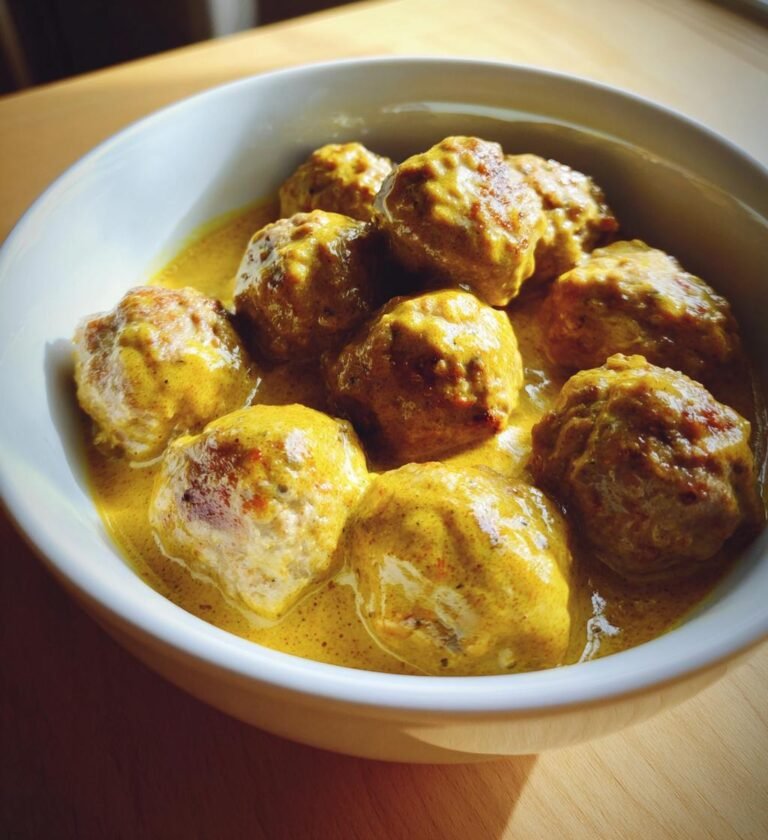 köttbullar med currysås