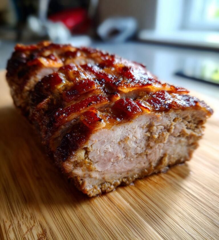 köttfärslimpa med bacon recept