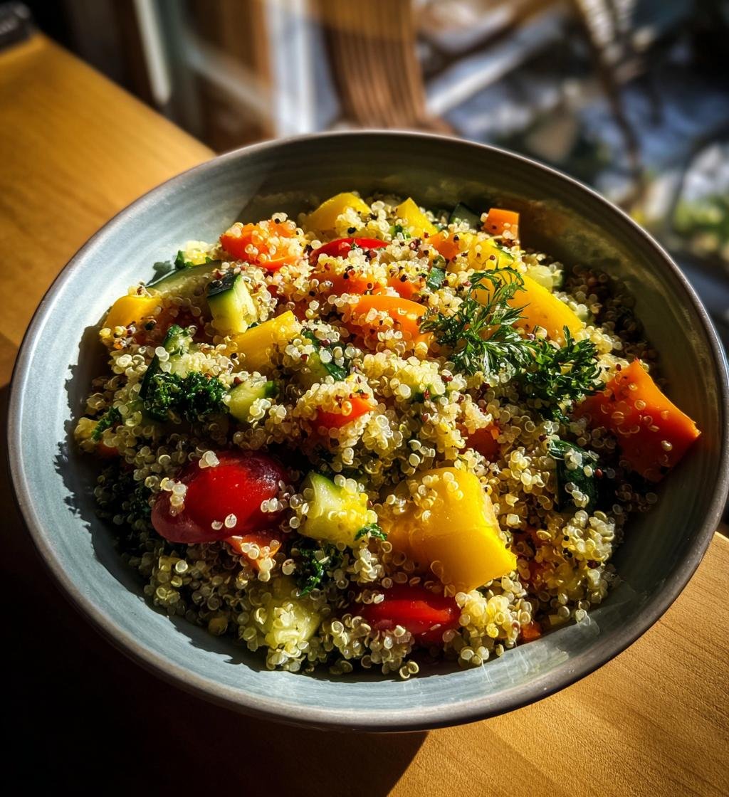 Quinoasallad med grönsaker recept – En God och Nyttig Rätt