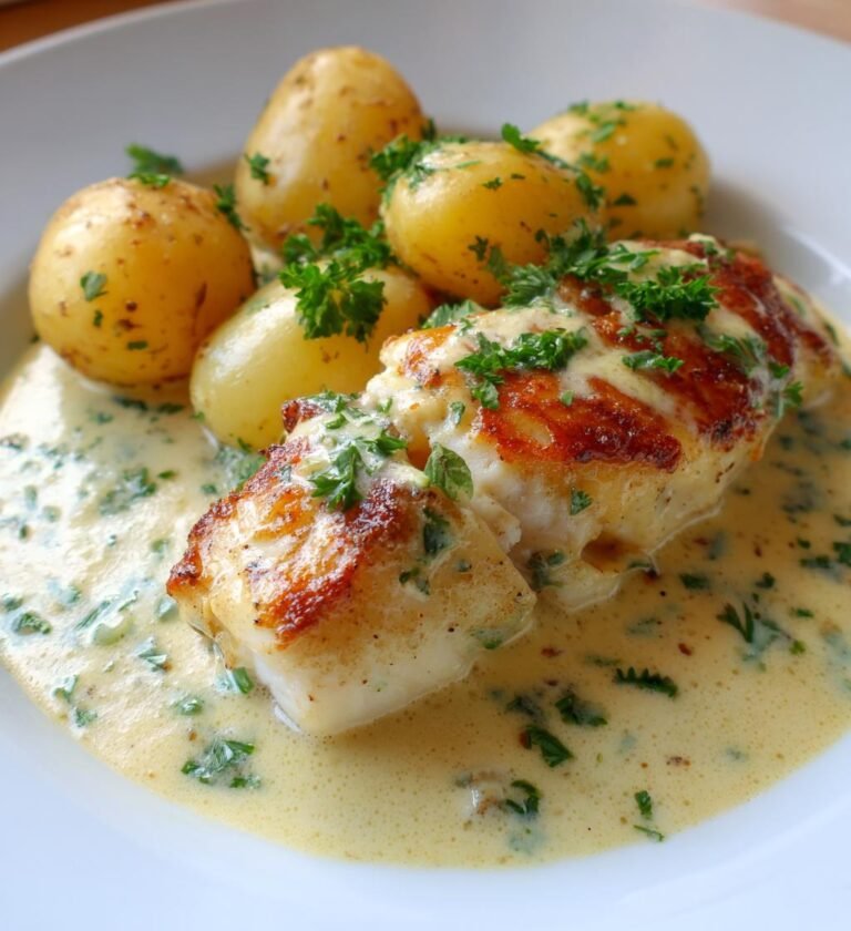 torsk med vitvinssås