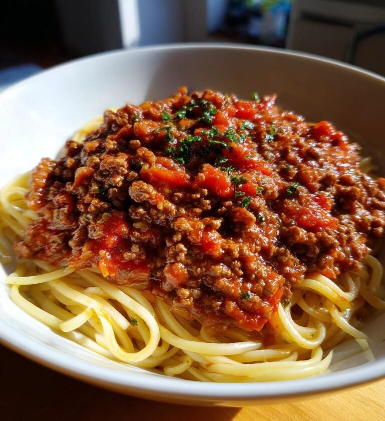 köttfärssås med vin