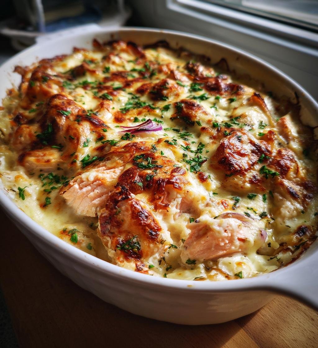 Fiskgratäng med lax och torsk – Enkel och krämig middag