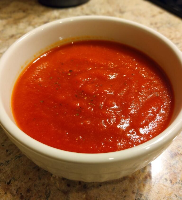 tomatsoppa med grädde hemgjord