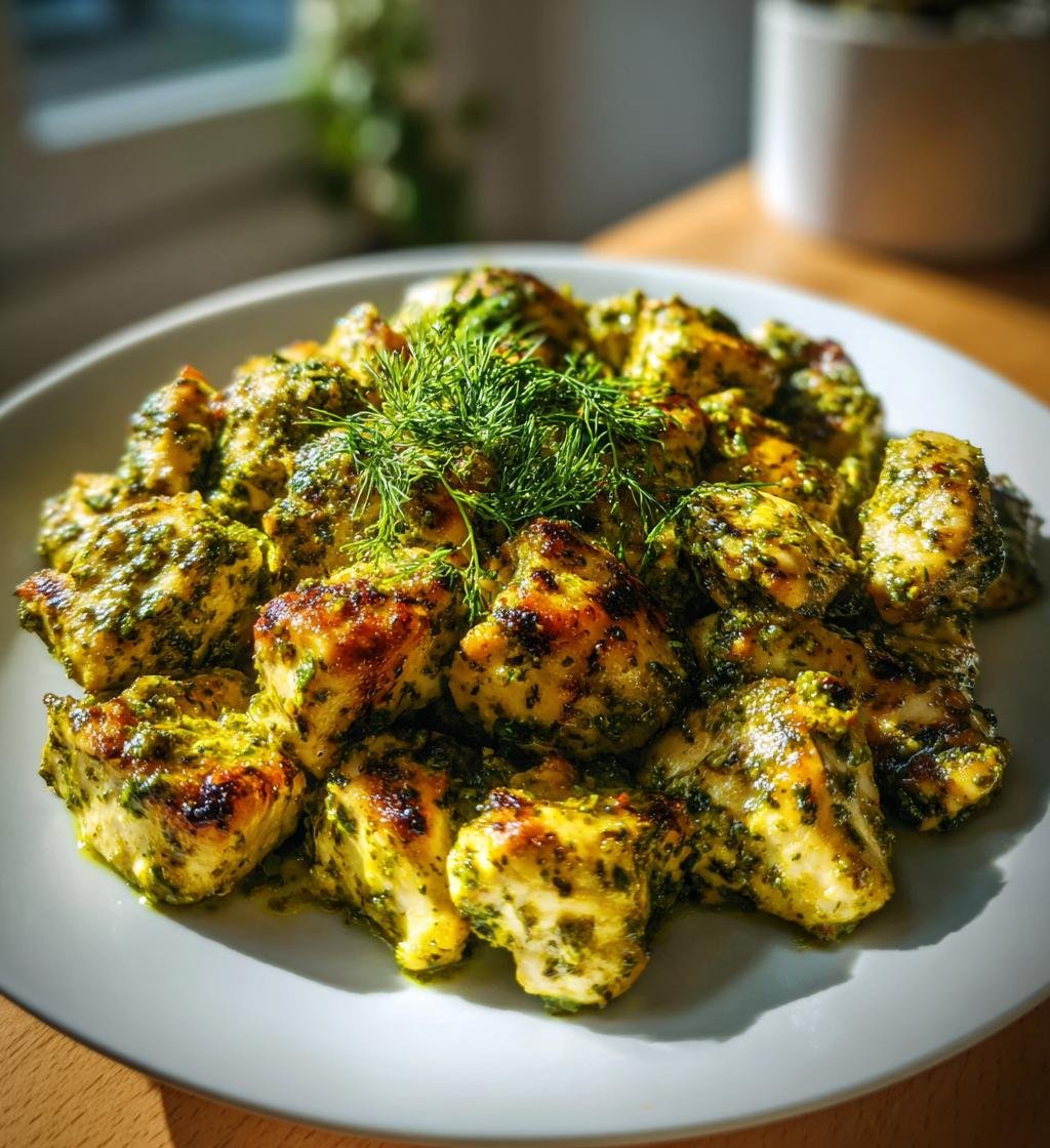 Kyckling med pesto recept enkelt och saftigt