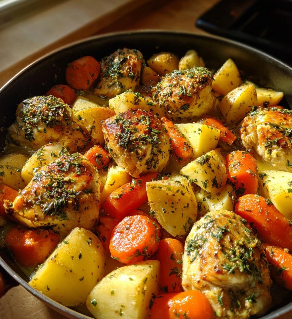 Kyckling i ugn med rotfrukter – Enkel och God middag - steg för steg