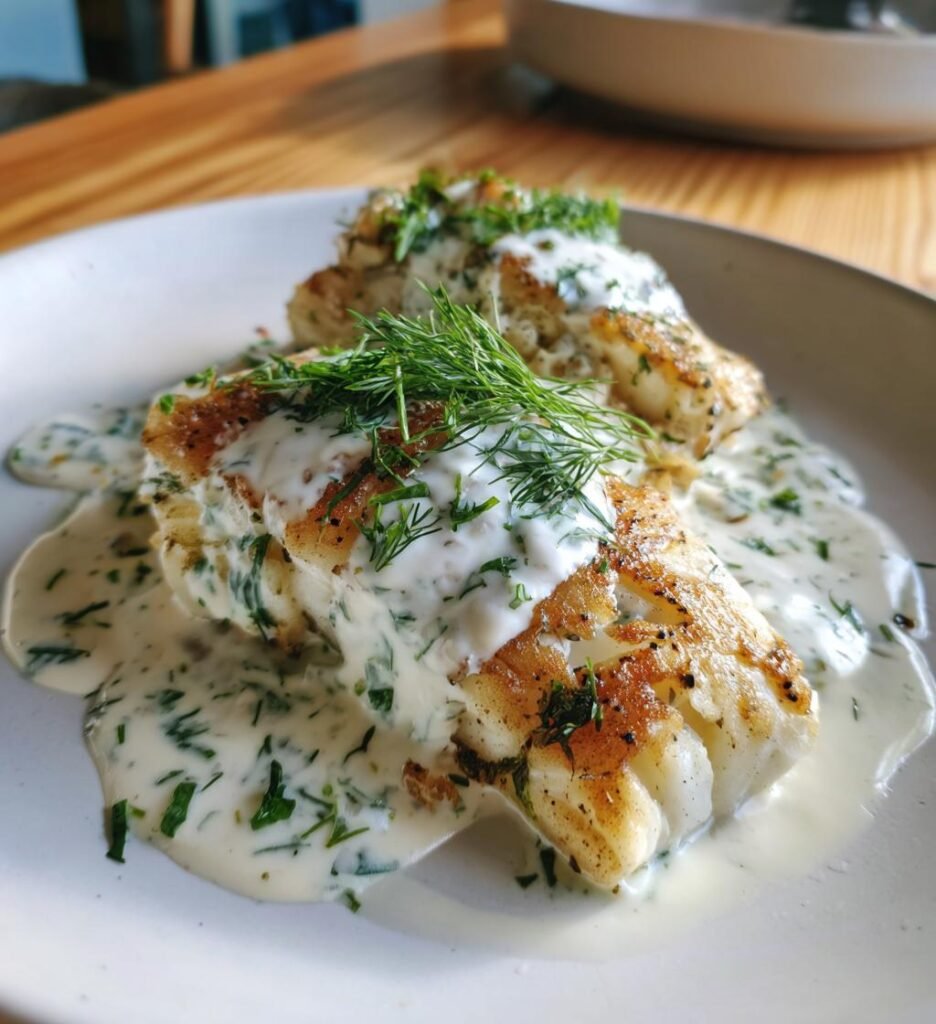 torsk med pepparrotssås