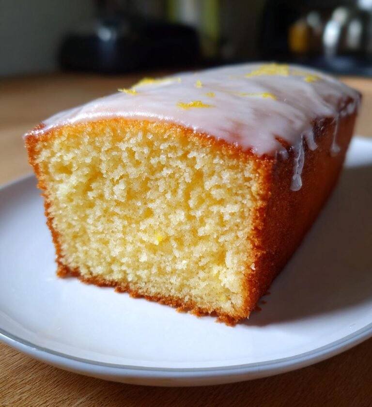 citronkaka med glasyr recept