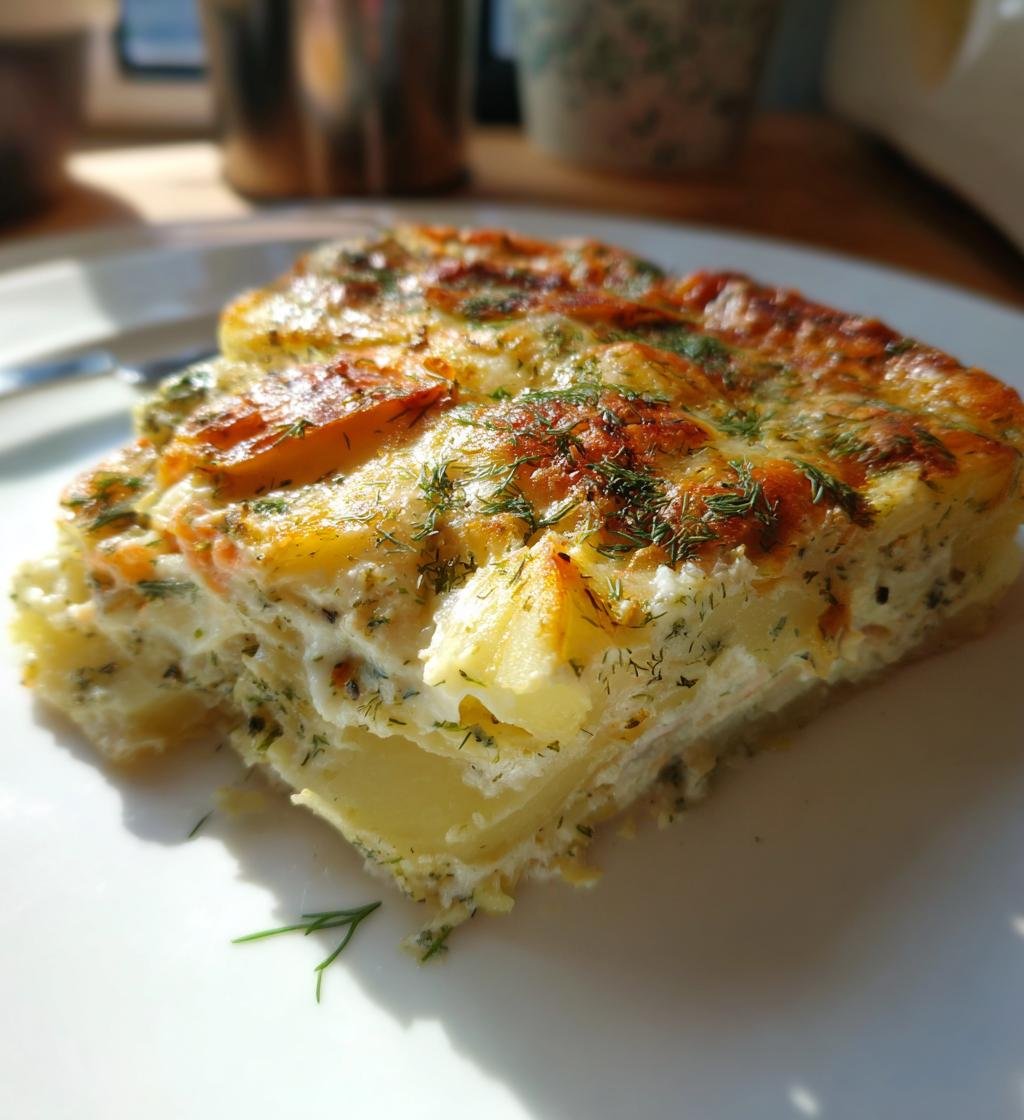 Laxgratäng med potatis och dill – Enkel och krämig middag - steg för steg