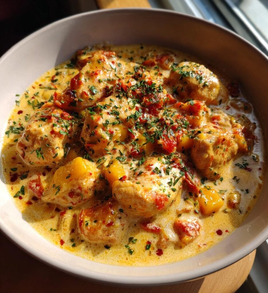 kycklinggryta med mango chutney