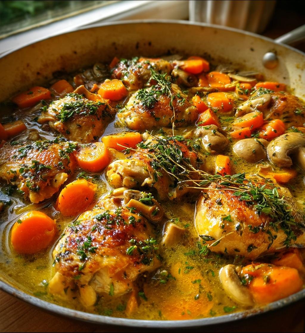 Kyckling recept gryta med dragon – Enkel och Krämig Middag