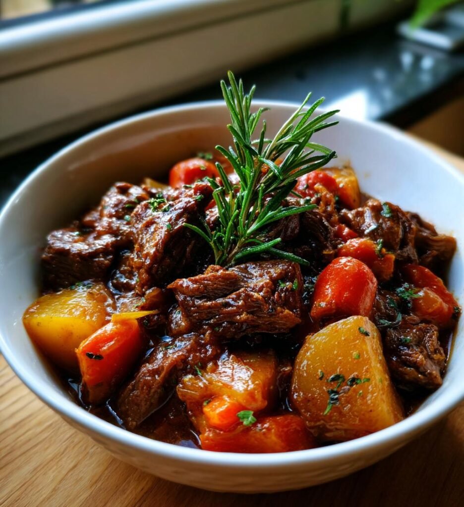 lammgryta med rotfrukter och rosmarin