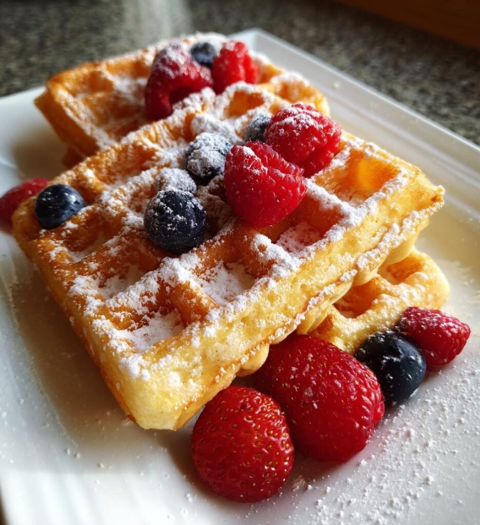 frasiga våfflor recept enkelt