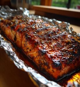 grillad lax i foliepaket recept