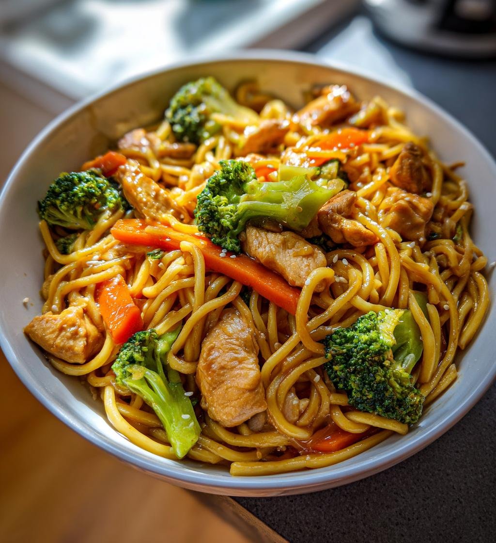 Kyckling nudlar recept – Enkel och Krämig middag på 30 minuter