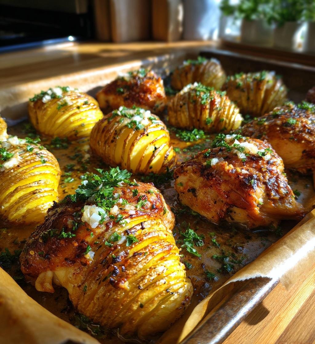 Kyckling Hasselbackspotatis: Enkel och God Middag på 30 Minuter - steg för steg