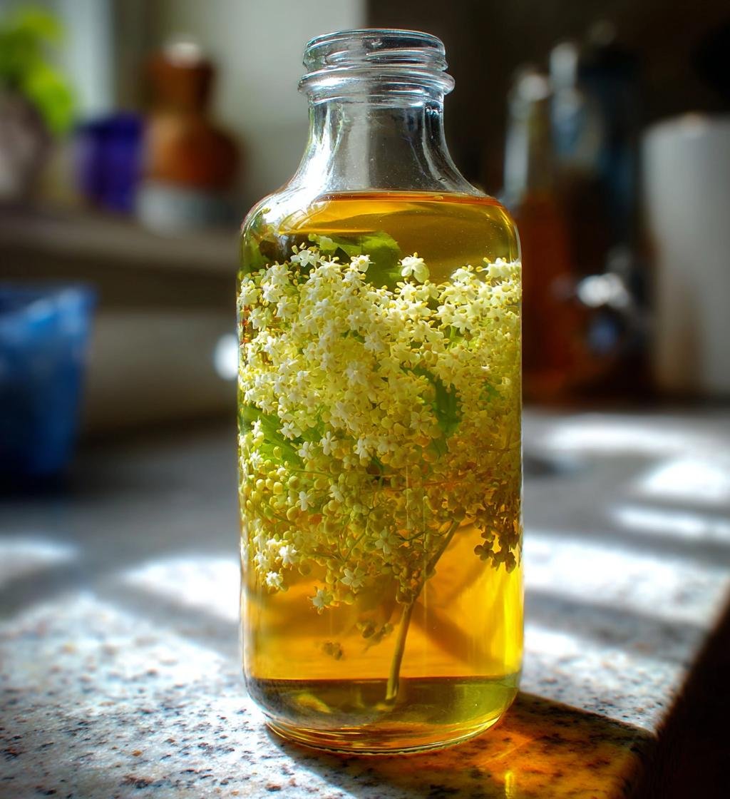 Fläderblomssaft Recept Hemgjord – Enkel och God Dryck - steg för steg