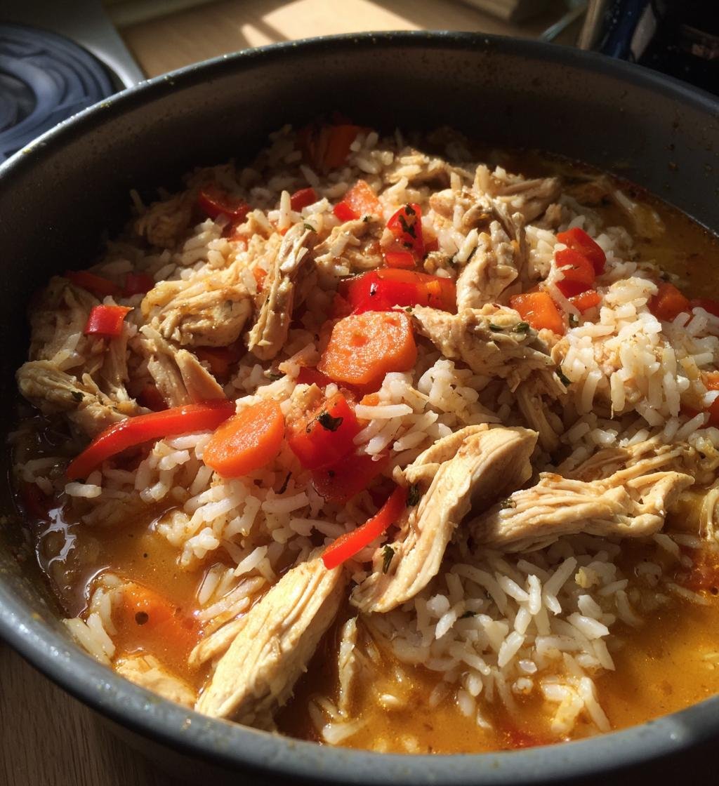 Kyckling gryta med ris – Enkel och god middag snabbt - steg för steg