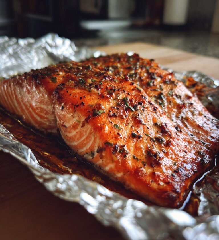 grillad lax i foliepaket recept