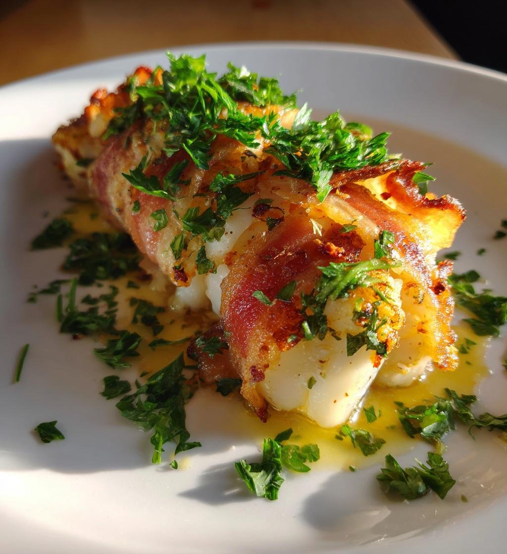 Torsk i ugn med bacon – Enkel och saftig rätt för hela familjen - steg för steg