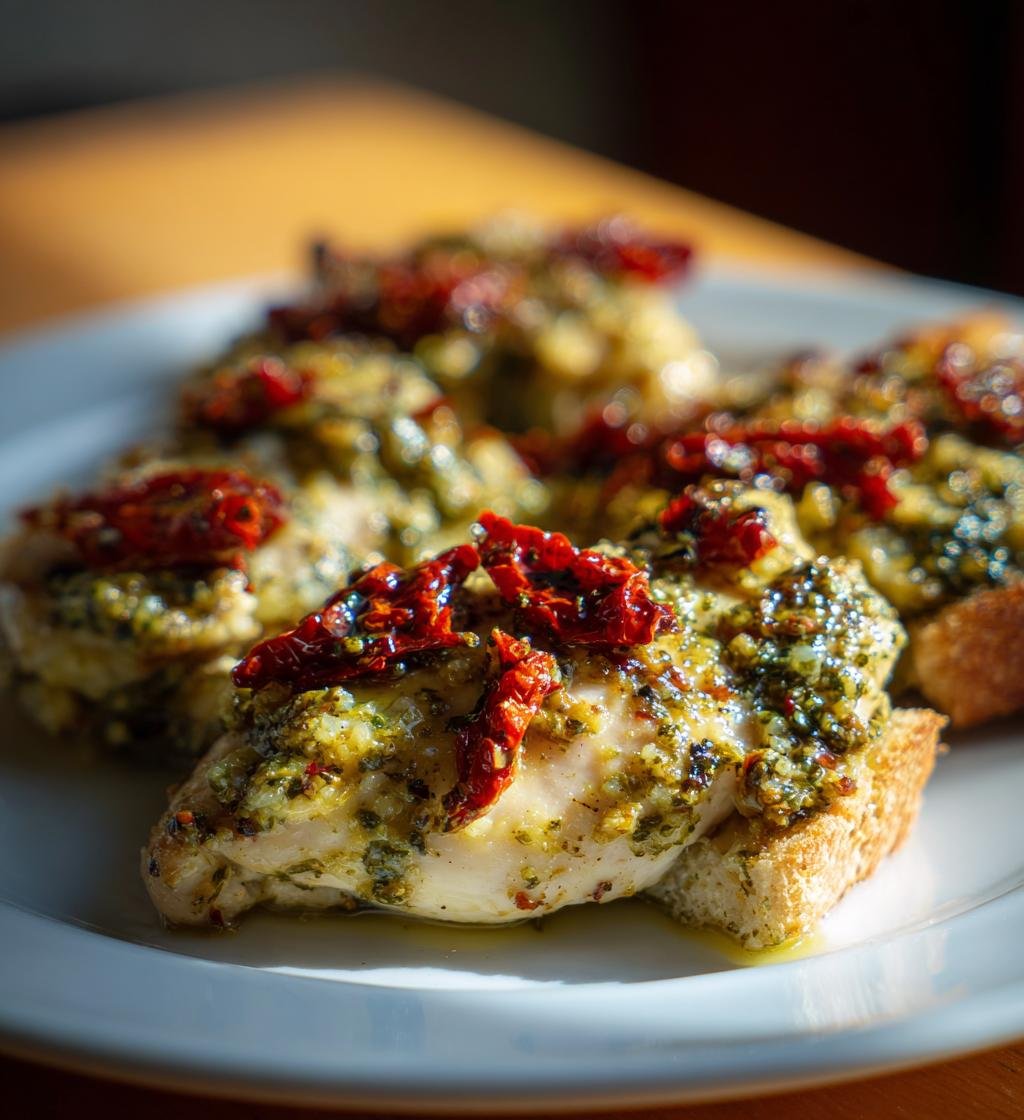 Kyckling med pesto och soltorkade tomater – Enkel och god middag