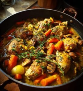 kyckling recept gryta med dragon