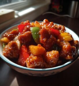 kyckling i sötsur sås