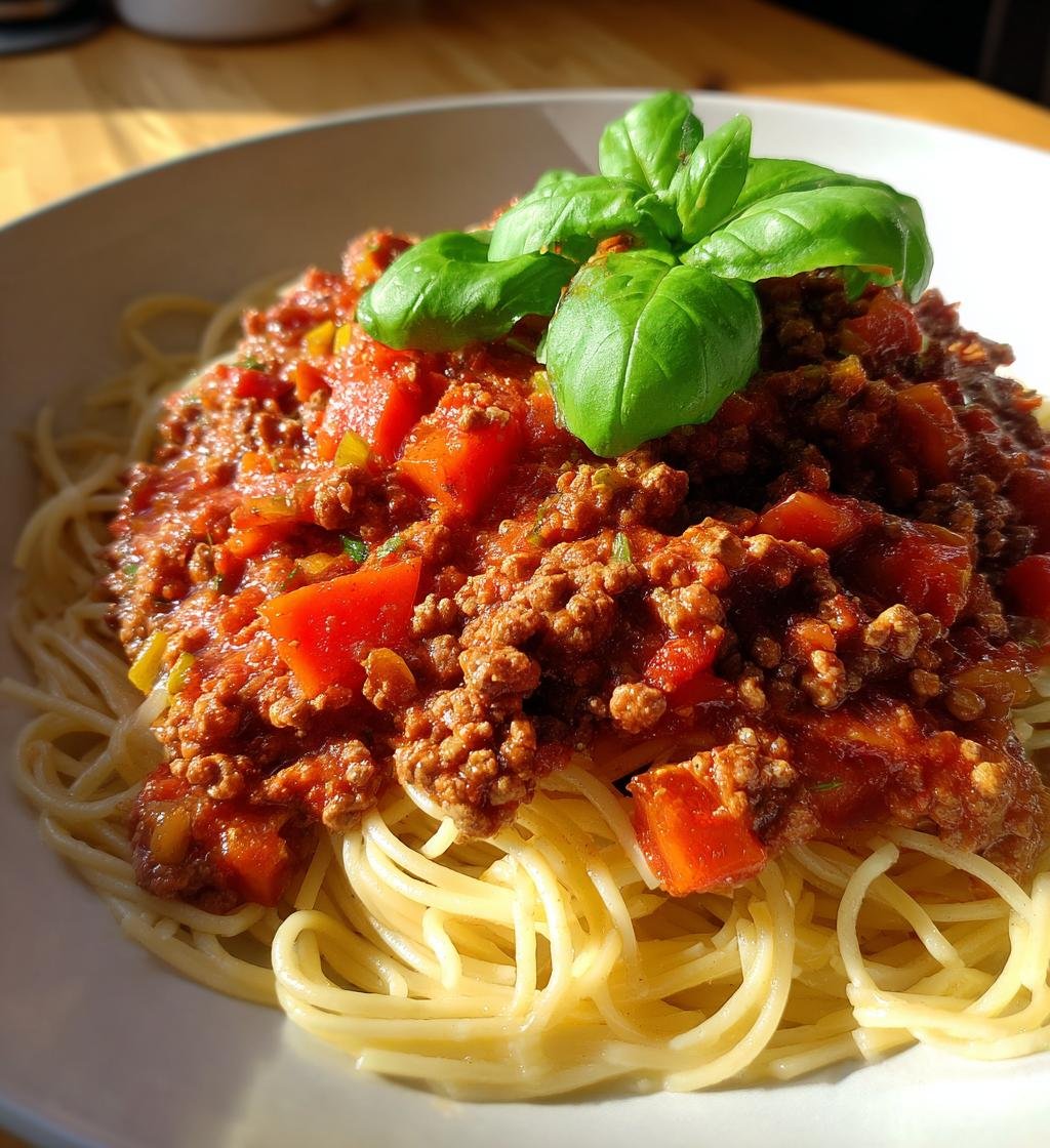 Köttfärssås med basilika – Enkel och God Middag på 30 minuter - steg för steg