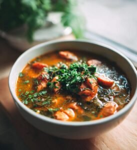 laxgryta med saffran recept