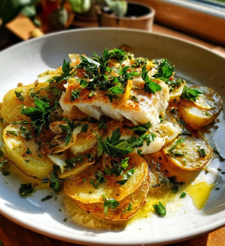 torsk med potatis i ugn recept