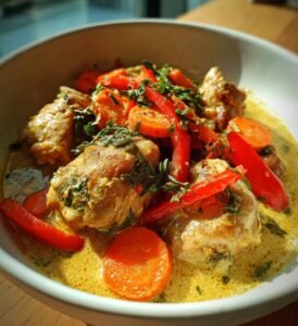 kyckling recept gryta kokosmjölk