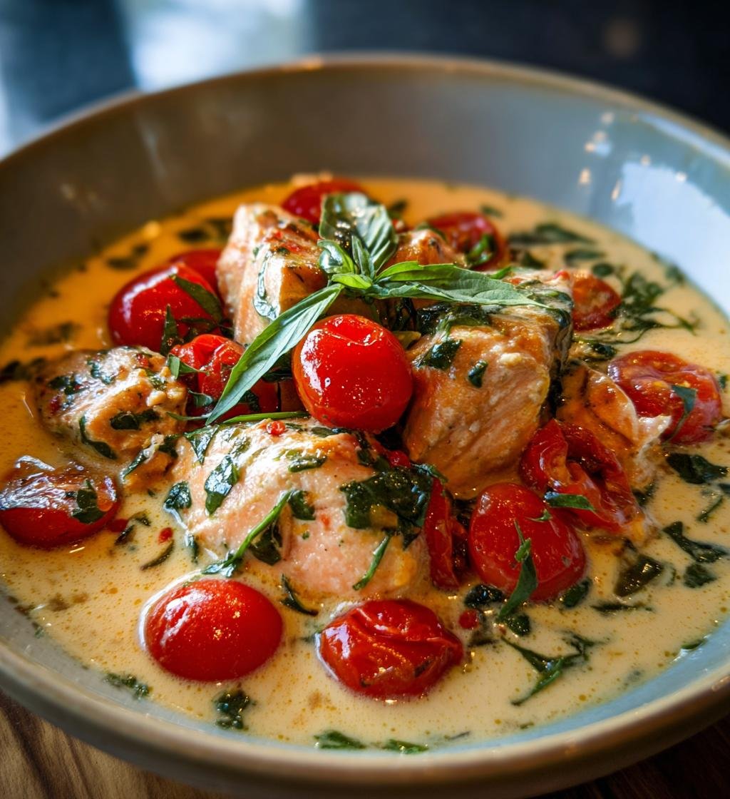 Toskansk laxgryta – God och krämig middag på 30 minuter